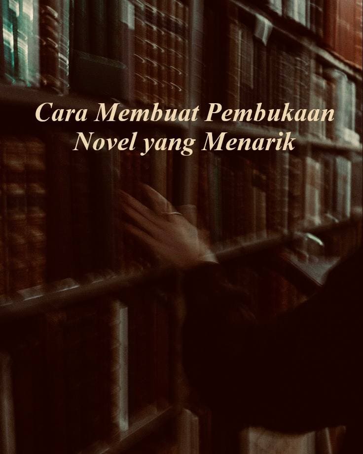 cara membuat pembukaan novel yang mwnarik